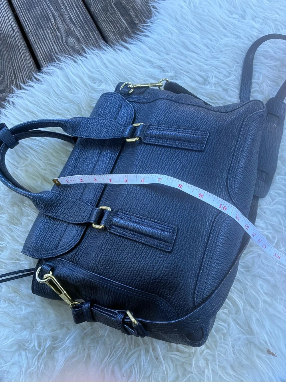🌺HP🌺3:1 Phillip Lim 💯 authentic Structured Leather Satchel Handbag🌺